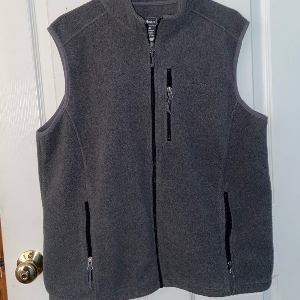 2/$30 ❤️‍🔥 L.l. Bean Fleece Vest Men’s Large